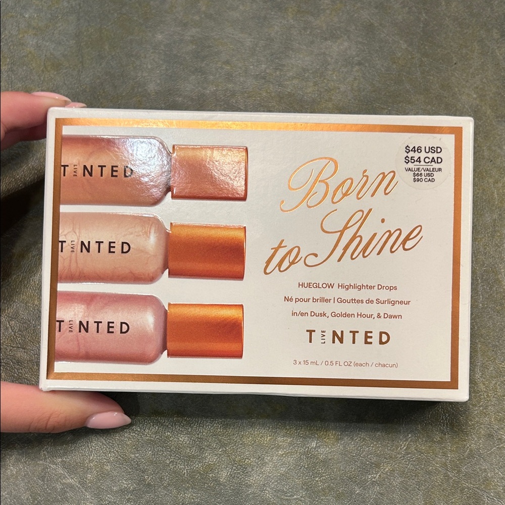 Live Tinted Born to Shine HUEGLOW Liquid Highlighter Drops Set